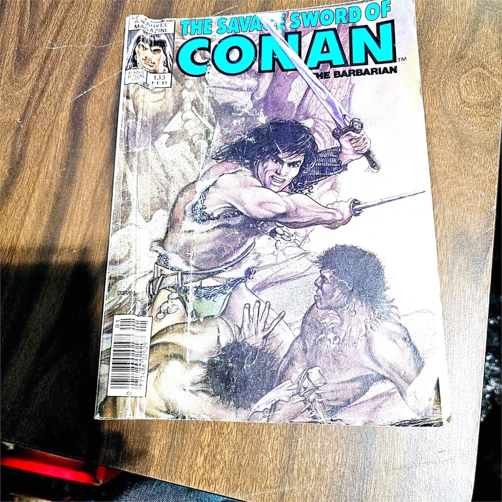 February 1987 Marvel Comic "The Savage Sword Of Conan"
